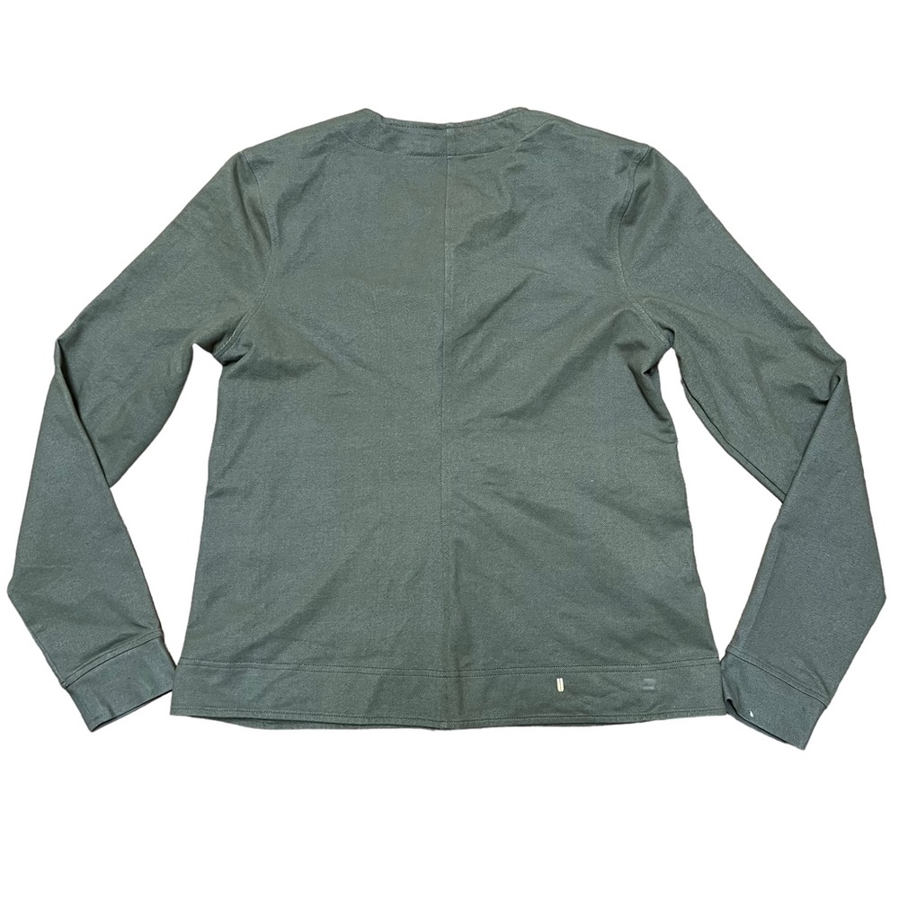 NOBULL Women’s Twill Zip Up Jacket Army Green Women's Size Large - Picture 3 of 12